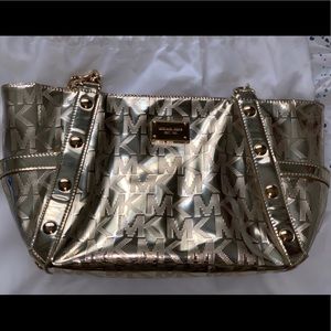 Michael Kors Gold Shoulder Bag